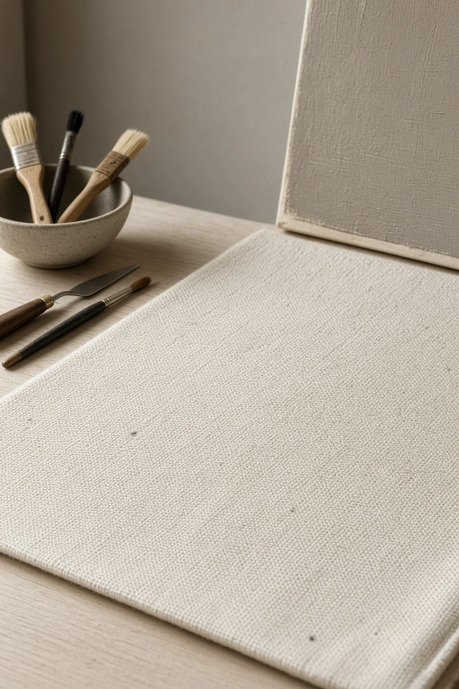 Unsized canvas