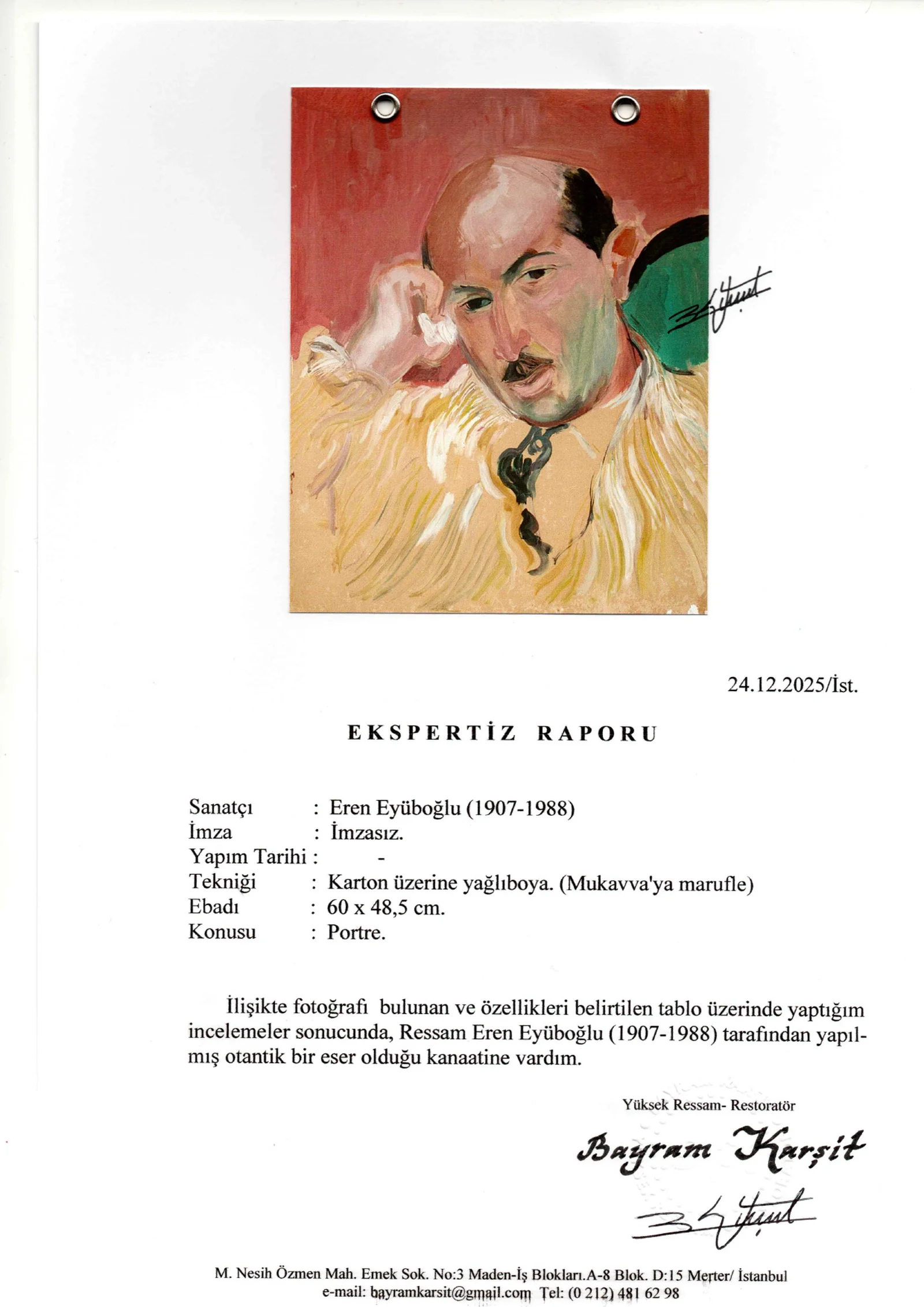 Eren Eyüboğlu - Figüratif Kompozisyon – görsel 3