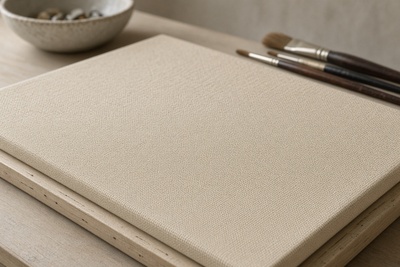 Unprimed canvas