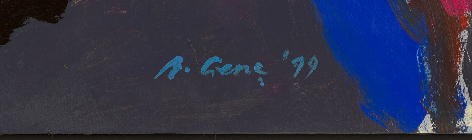 Adem Genç - Soyut Kompozisyon - 1999 – görsel 3