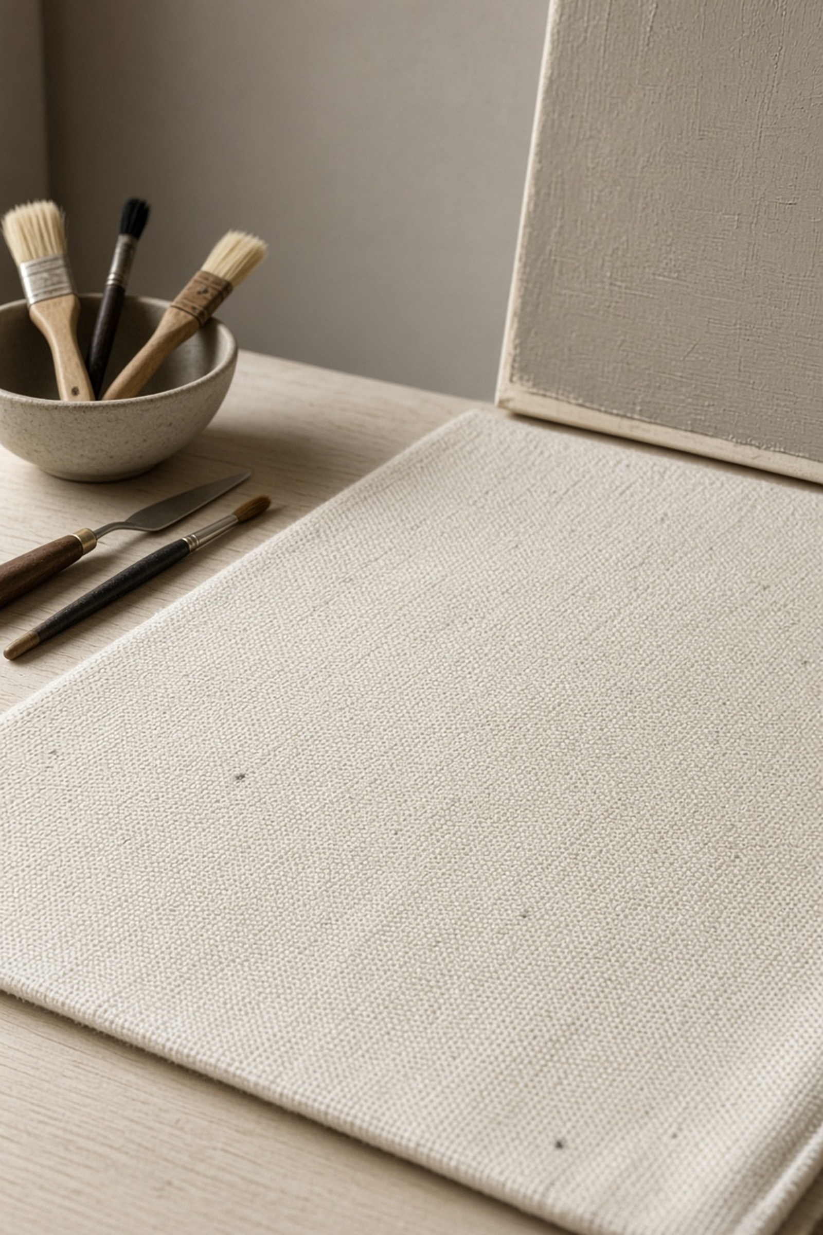 Unsized canvas