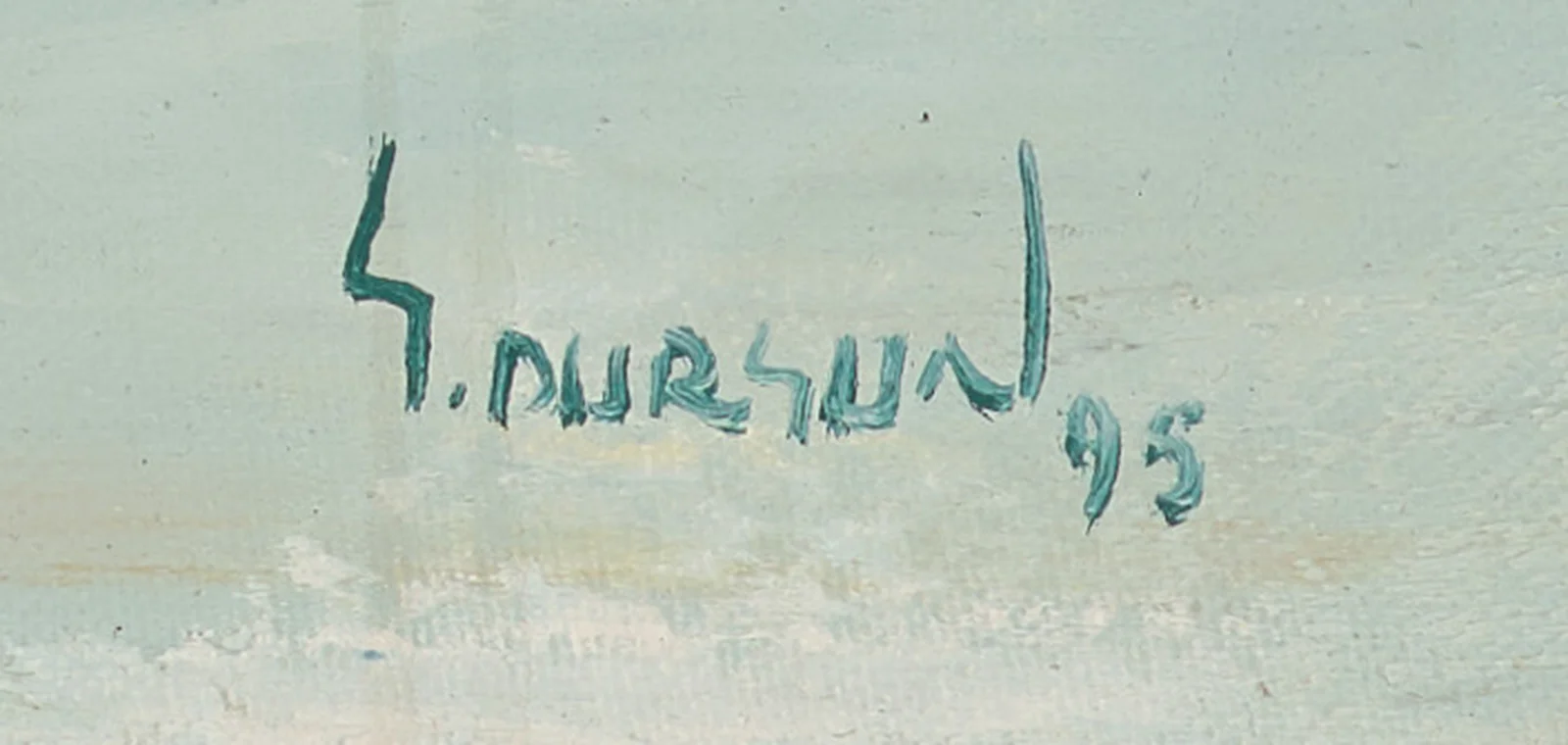 Saim Dursun - Figüratif Kompozisyon - 1995 – görsel 3