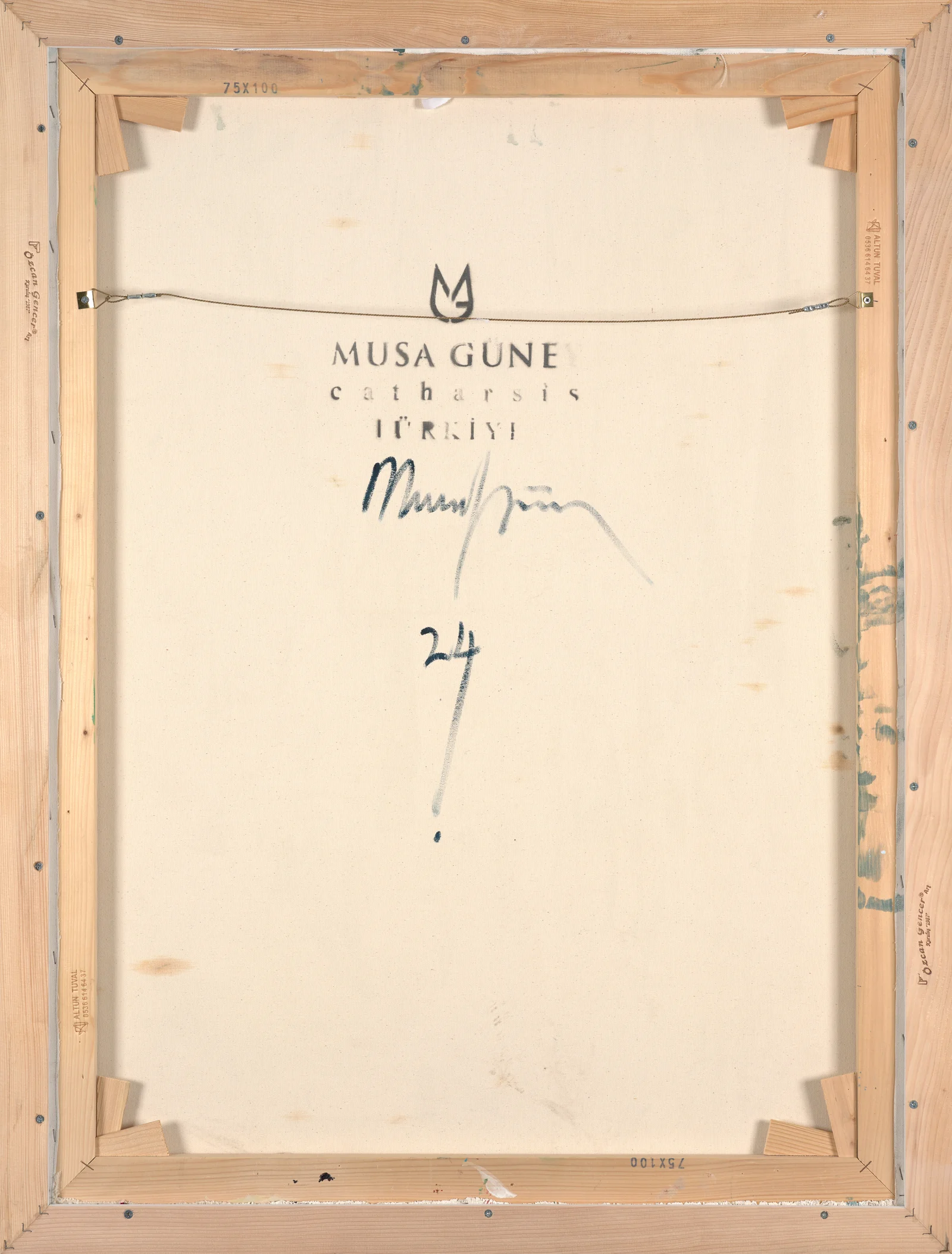 Musa Güney - Soyut Kompozisyon - 2024 – görsel 5