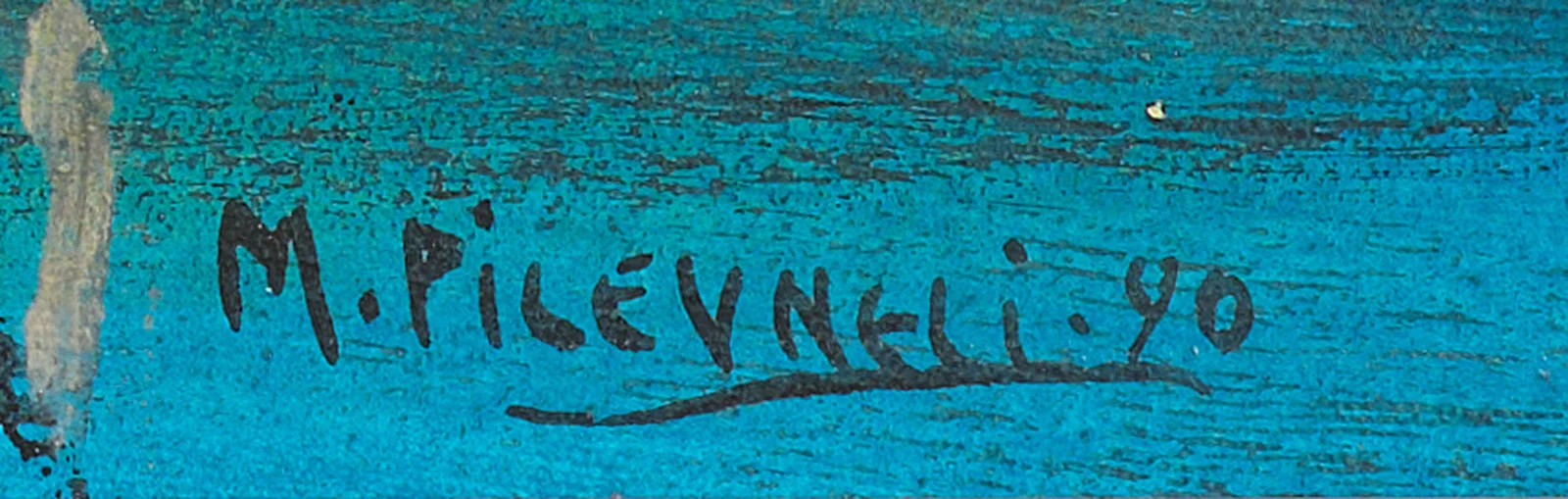 Mustafa Pilevneli - Peyzaj - 1990 – görsel 3