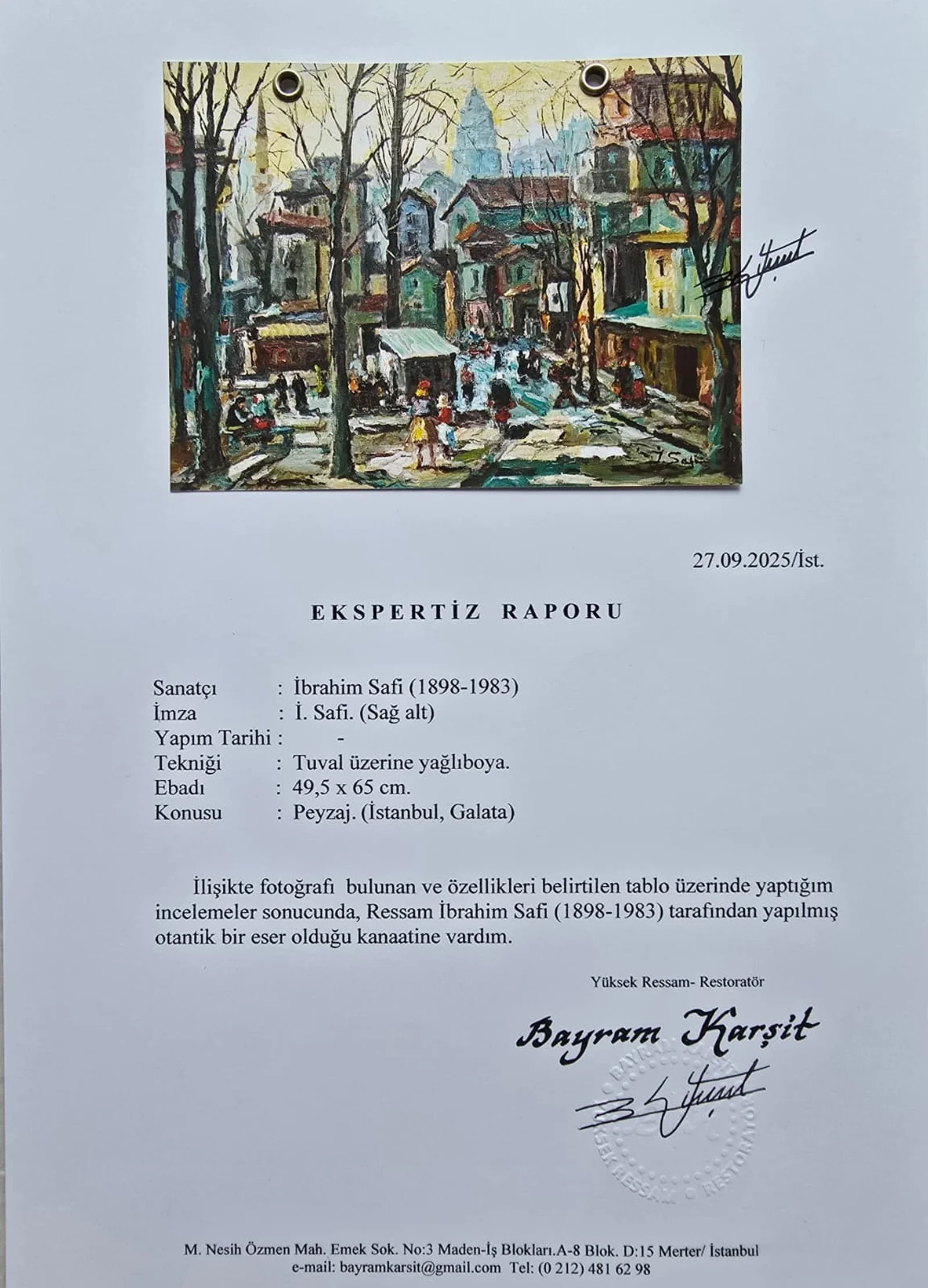 İbrahim Safi - İstanbul Galata – görsel 4