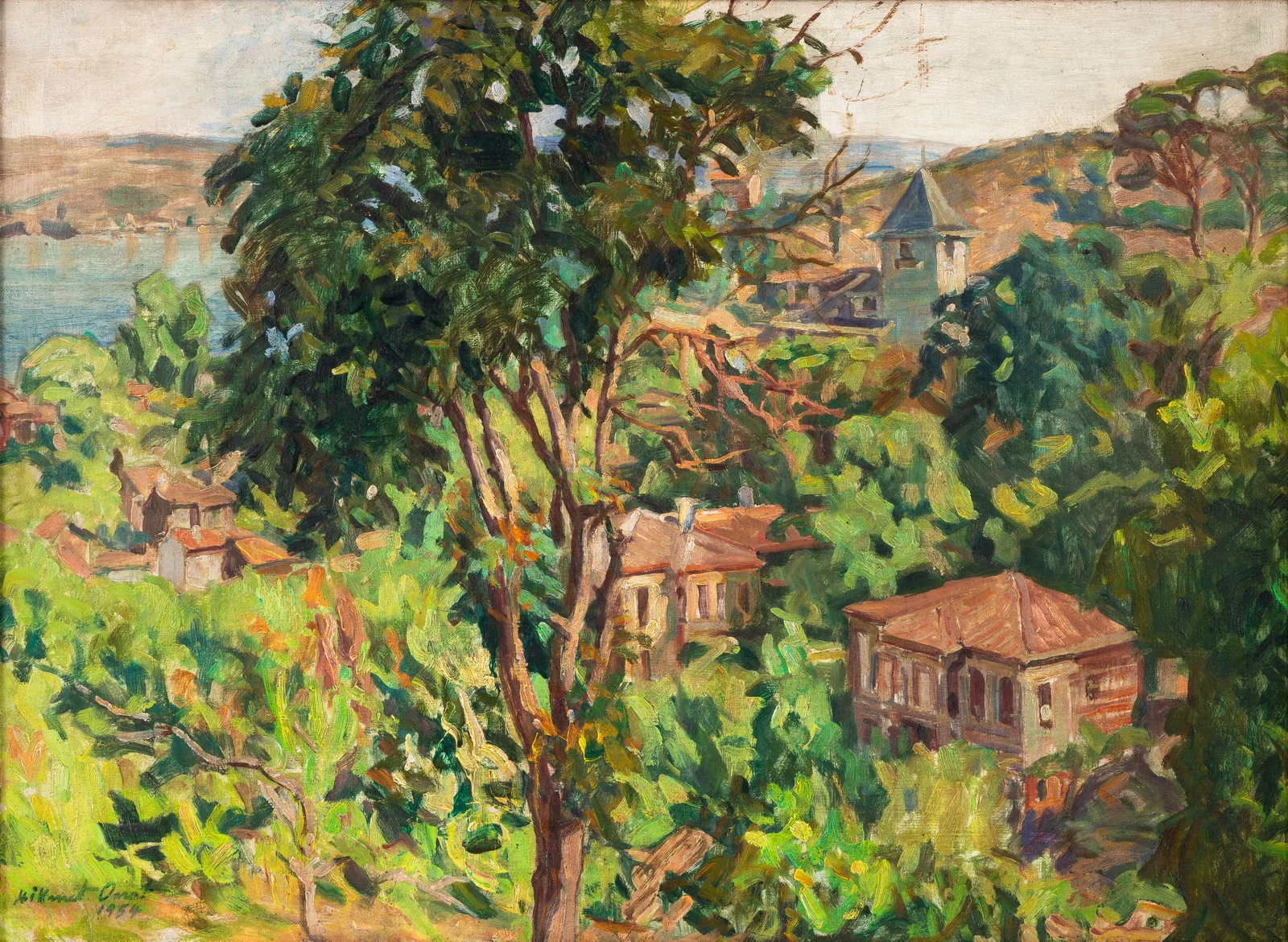 Hikmet Onat - Kanlıca Kuleli köşk - 1954