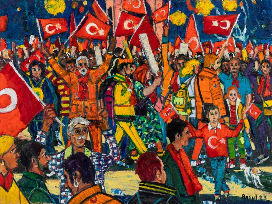 Cumhuriyet'in 100. Yılı (Otoportreli)