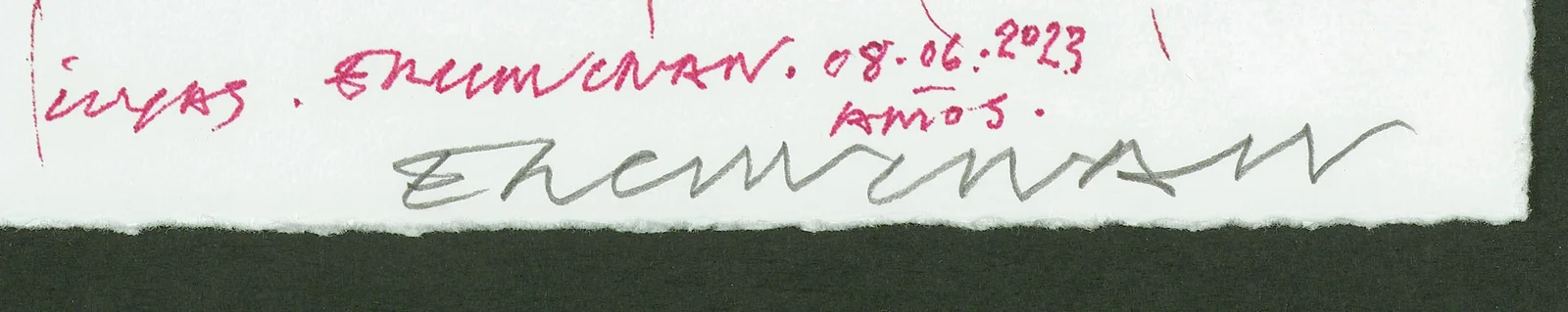 Ergin İnan - "Amos" Serisi - 2023 – görsel 3